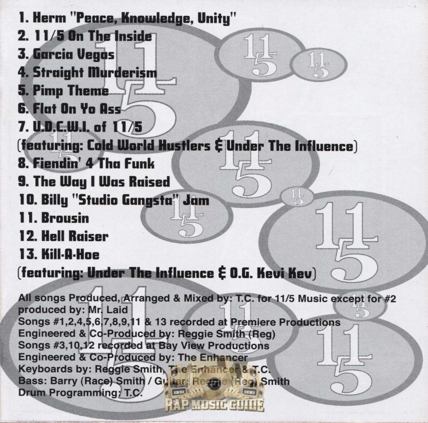 11/5 - Fiendin 4 Tha Funk: 4th Press. CD | Rap Music Guide